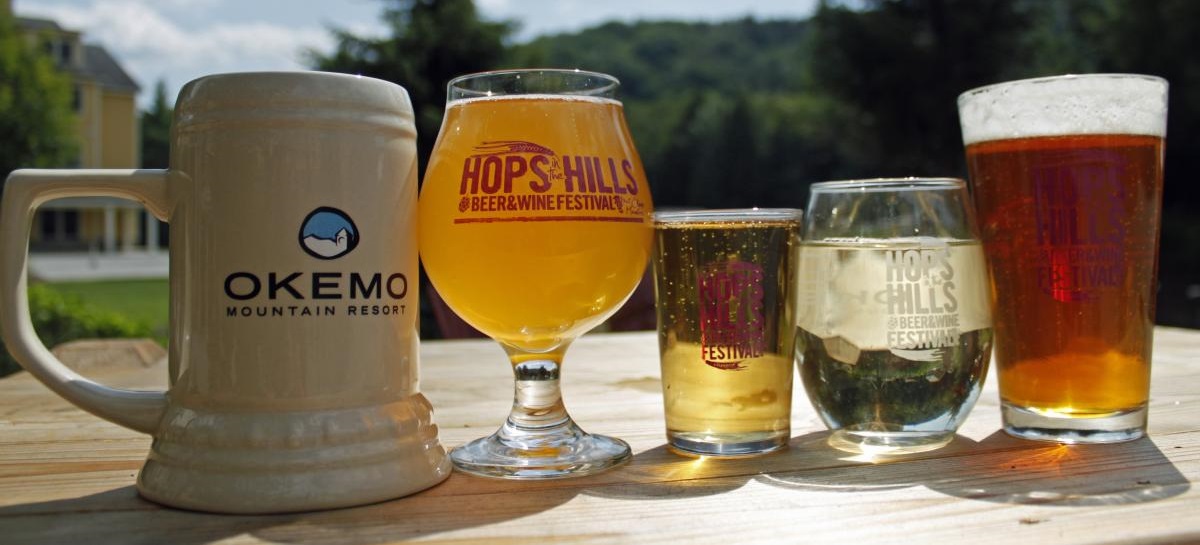 Hops in the Hills Beer & Wine Festival banner image