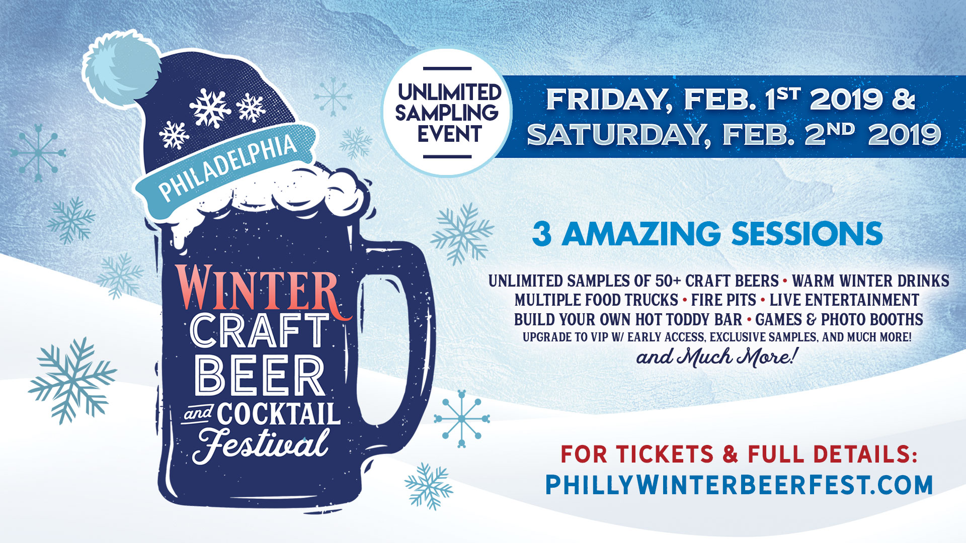 The Philadelphia Winter Craft Beer & Cocktail Festival banner image