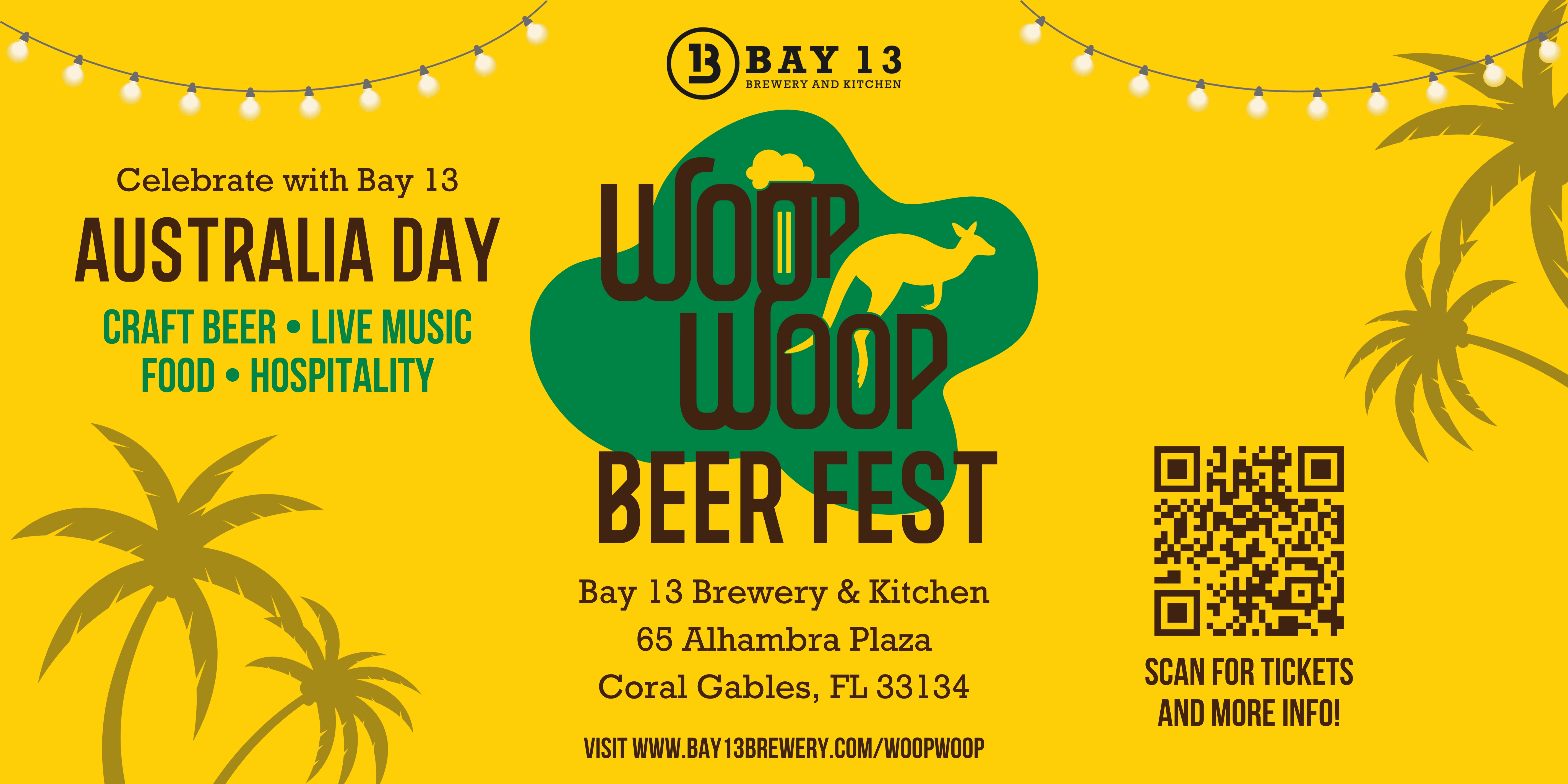 Woop Woop Beer Fest banner image