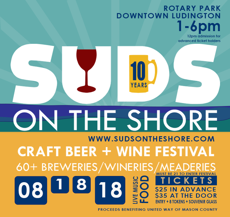 Suds on the Shore Craft Beer + Wine Festival banner image