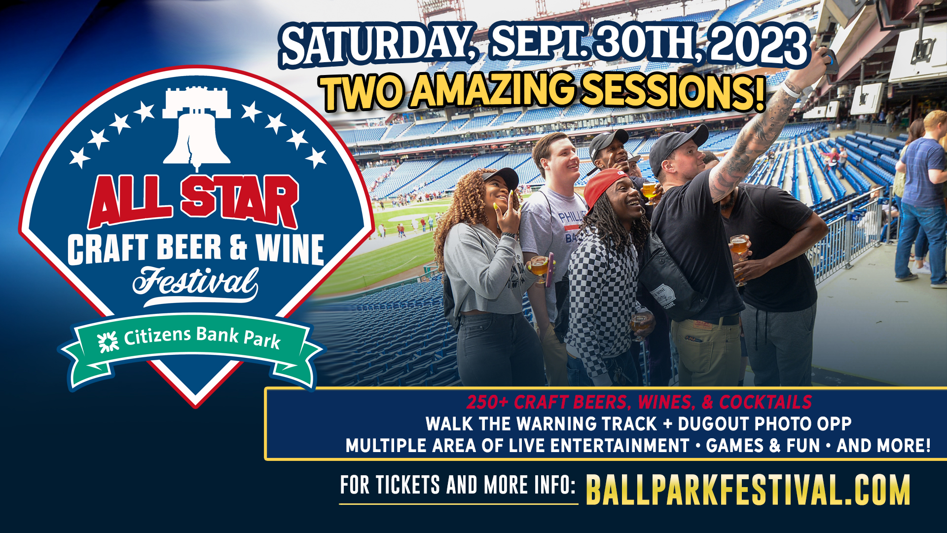 Philadelphia All-Star Craft Beer, Wine, and Music Festival banner image