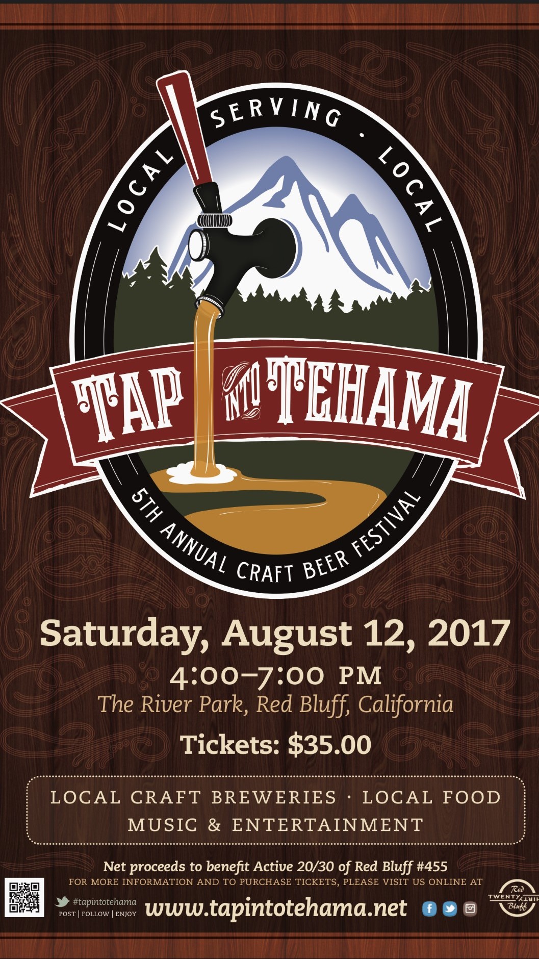 Tap Into Tehama Micro-Brew Festival banner image